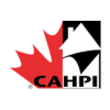 A red and black certification graphic of CAHPI.